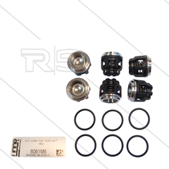 Udor Kit 182 - Kleppenset (6x) - Ø30mm - serie NX