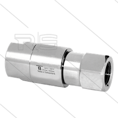 DGS Swivel - recht - 2 lagers - 2 x 1/4" bi - 275 Bar - NW6 - 30 tpm - max 120°C
