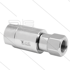 DGL Swivel - recht - 3 lagers - 2 x 1/4" bi - 275bar - NW6 - 1000 tpm bij max 30°C
