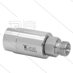 DGL Swivel - recht - 3 lagers - 1/4" bi x M14x1,5 bu - 275 Bar - NW6 - 1000 tpm bij max 30°C