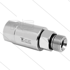 DGLI Swivel - recht - 3 lagers - 1/4" bi x 1/4" bu - 275 Bar - NW6 - 1000 tpm bij max 30°C