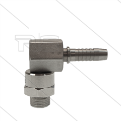 DGK Swivel  haaks - 1 lager - 3/8" bu x 3/8" perspilaar - 275 Bar - NW6.4 - 30 tpm