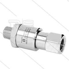 DGV Swivel - recht - 1 lager - 1/4" bu x 3/8" bi  - 275 Bar - NW6 - 30 tpm - max 120°C