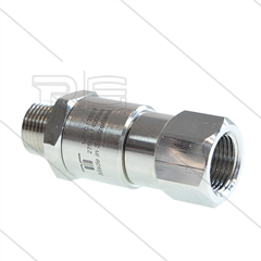 DGV Swivel - recht - 1 lager - 3/8" bi x 3/8" bu (konisch) - 275 Bar - NW6 - 30 tpm - max 120°C