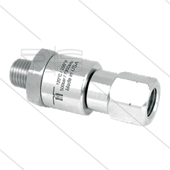DGVI Swivel - recht - 1 lager - 1/2" bi x 1/2" bu - 500 Bar - NW9 - 30 tpm - max 120°C