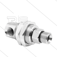 DGG Swivel - haaks - plaatmontage - 3 lagers - 1/4" bi x 3/8" bu - 275 Bar - NW6 - 1000 tpm bij max