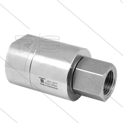 DGE Swivel - recht - 1 lager - 2 x 1 1/2" bi - 200 Bar - NW36 - 30 tpm - max 120°C
