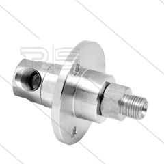 DGF Swivel - haaks - met flens - 3 lagers - 1/4" bi x 3/8" bu - 275 Bar - NW6 - 1000 tpm bij max 30°