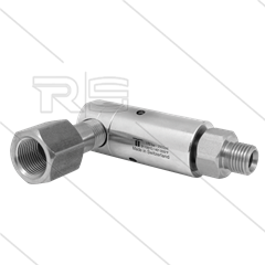 DXL Swivel - haaks - 3 lagers - 3/8" bi x 1/4" bu  - 170 Bar - NW6 - 2000 tpm - max 120°C