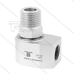 WDC Swivel - haaks - 1 glijlager - 2 x 1/2" bi - 275 Bar - NW12 - 30 tpm - max 120°C