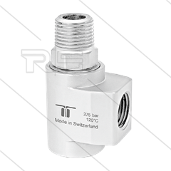 WDCL Swivel - haaks - 2 lagers - 2 x 1/2" bi - 275 Bar - NW12 - 200 tpm - max 120°C