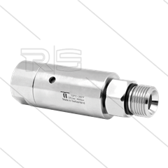 DYL Swivel - recht - 3 lagers - 3/8" bi x 3/8" bu - 275 Bar - NW6 - 2000 tpm - max 120°C