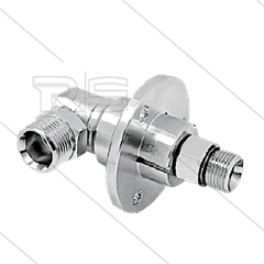 DYG Swivel - haaks - plaatmontage - 3 lagers - M22x1,5 bu x 3/8" bu - 275 Bar - NW6 - 2000 tpm