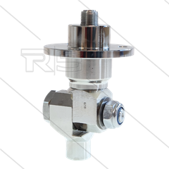 KDYF Swivel met flens - kniegewricht - max 275 Bar - max 120°C - t.b.v: FL-AER200/300 + EG200/300