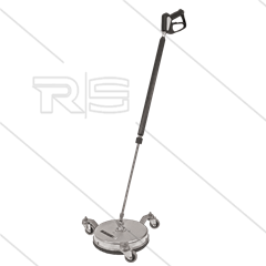 FL-ER410 - oppervlaktereiniger - Ø410mm - 275 Bar - max 120°C - 3/8" bi - Rotorarm 2 x 1/8" NPT bi