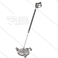 FL-AER300 - Vloerreiniger met afzuiging (Ø50mm) - Ø300mm - 275 Bar - max 120°C - 3/8" bi