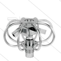 TYR-2s - Buizenreiniger - Ø400mm - RVS - 275 Bar - max 120°C - 2 verstelbare rotorarmen - nozzles