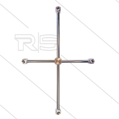 Rotorarm - TKA-4W4 - Ø350/200mm - 275 Bar - 3/8" bi - nozzle's 4 x 1/4" bi