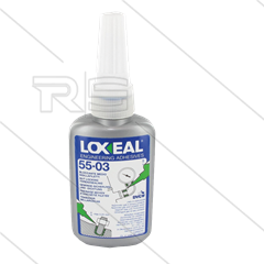 Loxeal 55.03 - blauw - flacon 50 ml - Schroefdraadborging - sterk