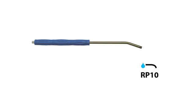 RP10 blauw gebogen - max 400 Bar