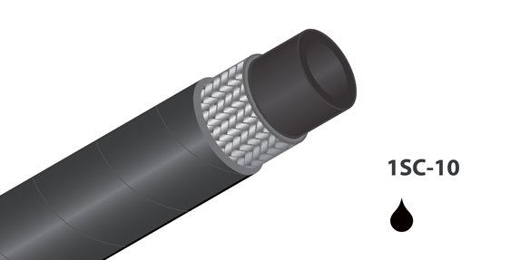 1SC-10 - (3/8") - Zwart