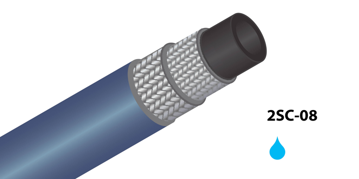 2SC-08 - (5/16") - Blauw - Gladde buitenmantel