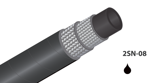2SN-08 - (5/16") - Zwart