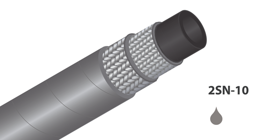 2SN-10 - (3/8") - Grijs
