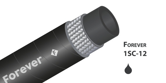 1SCX-12 - (1/2") - Forever - Zwart