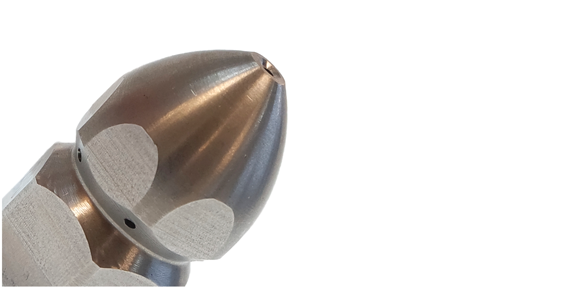 Niet roterend - met voorboring - 3/8" bi - max 350 Bar